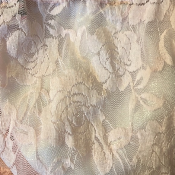 3/$20 Lullah bette Girls Footless Lace Leggings Baby Pink Large 8-9 - Picture 2 of 3